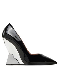 Pollini Półbuty SA1013AE1LTBZ000 Czarny ze sklepu MODIVO w kategorii Czółenka - zdjęcie 184212664