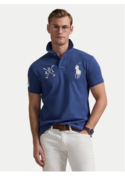 Polo Ralph Lauren Polo 710978082003 Granatowy Custom Slim Fit ze sklepu MODIVO w kategorii T-shirty męskie - zdjęcie 184214434
