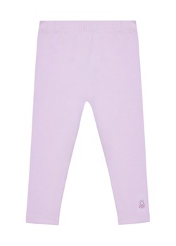 United Colors Of Benetton Legginsy 3MT1GF01L Fioletowy Slim Fit ze sklepu MODIVO w kategorii Spodnie dziewczęce - zdjęcie 184214440