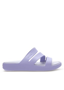 Crocs Klapki Getaway Strappy 209587 Fioletowy ze sklepu MODIVO w kategorii Klapki damskie - zdjęcie 184214451