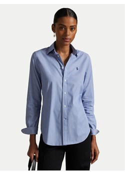 Polo Ralph Lauren Koszula 211941509004 Błękitny Slim Fit ze sklepu MODIVO w kategorii Koszule damskie - zdjęcie 184214473