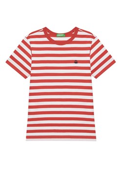 United Colors Of Benetton T-Shirt 3FHXC10MW Czerwony Regular Fit ze sklepu MODIVO w kategorii T-shirty chłopięce - zdjęcie 184214493