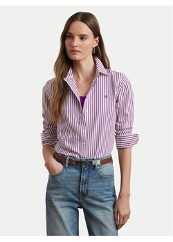 LAUREN RALPH LAUREN Koszula 200970764001 Fioletowy Classic Fit ze sklepu MODIVO w kategorii Koszule damskie - zdjęcie 184214514