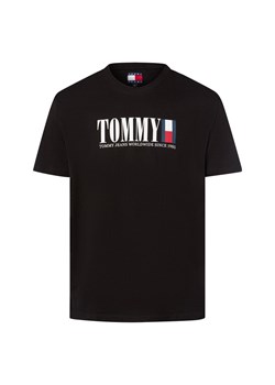 Tommy Jeans Koszulka męska Mężczyźni Bawełna czarny nadruk ze sklepu vangraaf w kategorii T-shirty męskie - zdjęcie 184215300