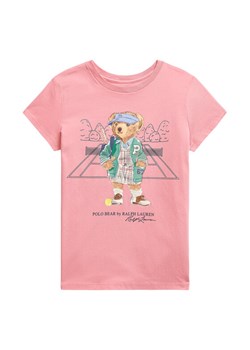 Polo Ralph Lauren T-Shirt 313971860001 Różowy Regular Fit ze sklepu MODIVO w kategorii Bluzki dziewczęce - zdjęcie 184215764