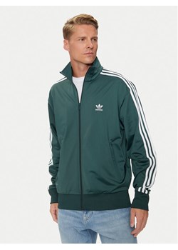adidas Bluza adicolor Classics Firebird IY9892 Zielony Loose Fit ze sklepu MODIVO w kategorii Bluzy męskie - zdjęcie 184215804