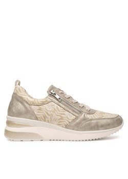 Remonte Sneakersy D2401-60 Beżowy ze sklepu MODIVO w kategorii Buty sportowe damskie - zdjęcie 184215833