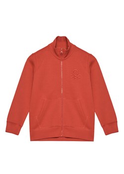 United Colors Of Benetton Bluza 3J68C501B Czerwony Regular Fit ze sklepu MODIVO w kategorii Bluzy chłopięce - zdjęcie 184215881