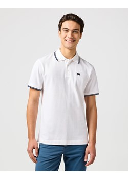 WRANGLER MĘSKA KOSZULKA POLO SHIRT WHITE 112365466 ze sklepu YouNeedit.pl w kategorii T-shirty męskie - zdjęcie 184216303