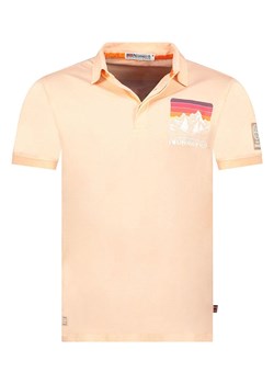 Geographical Norway Koszulka polo &quot;Kumping&quot; w kolorze brzoskwiniowym ze sklepu Limango Polska w kategorii T-shirty męskie - zdjęcie 184217913