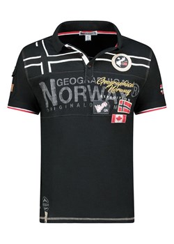 Geographical Norway Koszulka polo &quot;Karadock&quot; w kolorze czarnym ze sklepu Limango Polska w kategorii T-shirty męskie - zdjęcie 184217921