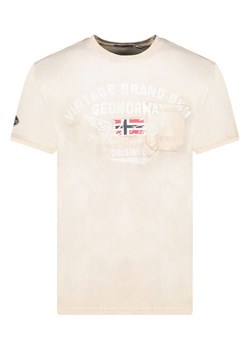 Geographical Norway Koszulka &quot;Jross&quot; w kolorze beżowym ze sklepu Limango Polska w kategorii T-shirty męskie - zdjęcie 184217973
