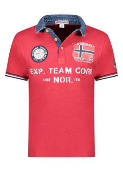 Geographical Norway Koszulka polo &quot;Koptaine&quot; w kolorze czerwonym ze sklepu Limango Polska w kategorii T-shirty męskie - zdjęcie 184217981