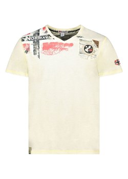 Geographical Norway Koszulka &quot;Jamo&quot; w kolorze żółtym ze sklepu Limango Polska w kategorii T-shirty męskie - zdjęcie 184218033