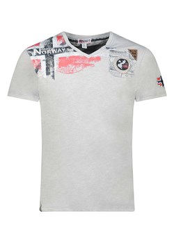 Geographical Norway Koszulka &quot;Jamo&quot; w kolorze jasnoszarym ze sklepu Limango Polska w kategorii T-shirty męskie - zdjęcie 184218041