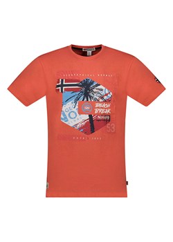 Geographical Norway Koszulka &quot;J-Break&quot; w kolorze ceglanym ze sklepu Limango Polska w kategorii T-shirty męskie - zdjęcie 184218053
