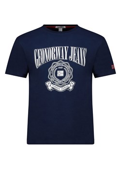 Geographical Norway Koszulka &quot;Jacao&quot; w kolorze granatowym ze sklepu Limango Polska w kategorii T-shirty męskie - zdjęcie 184218073