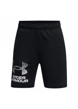 Chłopięce spodenki treningowe Under Armour UA Tech Logo Shorts - czarne ze sklepu Sportstylestory.com w kategorii Spodenki chłopięce - zdjęcie 184221112