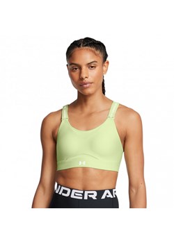 Biustonosz treningowy Under Armour UA Infinity High 2.0 Bra - zielony ze sklepu Sportstylestory.com w kategorii Biustonosze - zdjęcie 184221122