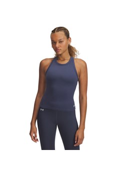 Damski top treningowy Under Armour Motion High Neck Tank - granatowy ze sklepu Sportstylestory.com w kategorii Bluzki damskie - zdjęcie 184221183