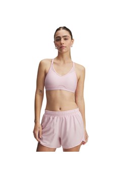 Biustonosz treningowy Under Armour UA Crossback Low Bra - różowy ze sklepu Sportstylestory.com w kategorii Biustonosze - zdjęcie 184221223