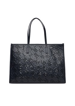 Torebka Tommy Hilfiger Th City AW0AW17501 Granatowy ze sklepu eobuwie.pl w kategorii Torby Shopper bag - zdjęcie 184221842