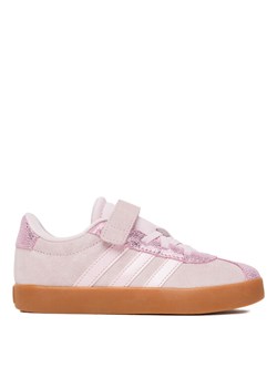 Sneakersy adidas VL Court 3.0 Shoes Kids JP7835 Różowy ze sklepu eobuwie.pl w kategorii Buty sportowe dziecięce - zdjęcie 184221843