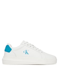 Sneakersy Calvin Klein Jeans Chunky Cupsole Ru Patch Lth YM0YM01296 Biały ze sklepu eobuwie.pl w kategorii Buty sportowe męskie - zdjęcie 184221850