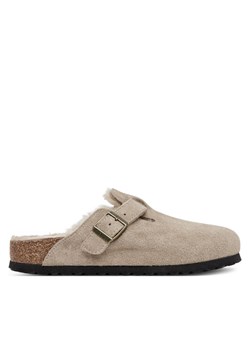 Birkenstock Klapki Boston Shearling 1028299 Beżowy ze sklepu MODIVO w kategorii Klapki damskie - zdjęcie 184222553
