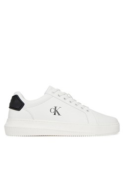 Calvin Klein Jeans Sneakersy Chunky Cupsole Ru Patch Lth YM0YM01296 Biały ze sklepu MODIVO w kategorii Buty sportowe męskie - zdjęcie 184222574