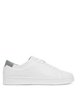 Calvin Klein Sneakersy Pure Low Laceup Cupsole Hf Lth HM0HM01859 Biały ze sklepu MODIVO w kategorii Buty sportowe męskie - zdjęcie 184222642