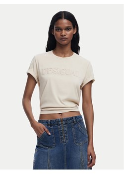 Desigual T-Shirt Brandy 25SWTK17 Écru Regular Fit ze sklepu MODIVO w kategorii Bluzki damskie - zdjęcie 184222674