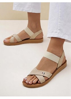 Royalfashion Damskie sandały z gumką Zerefis ze sklepu royalfashion.pl w kategorii Sandały damskie - zdjęcie 184226583