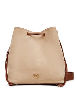 PINKO Torebka Secchiello Classic PE 25 PLTT 104305 A2CC Beżowy ze sklepu MODIVO w kategorii Torebki worki - zdjęcie 184227841