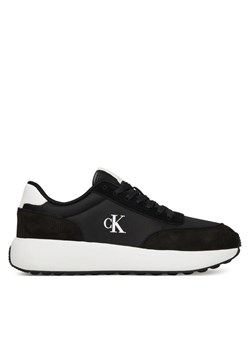 Calvin Klein Jeans Sneakersy Athleisure Runner Laceup Ny-Su YM0YM01370 Czarny ze sklepu MODIVO w kategorii Buty sportowe męskie - zdjęcie 184227944
