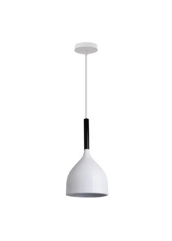 Biała lampa wisząca GALLASA o prostym designie z metalu ze sklepu Lysne w kategorii Lampy wiszące - zdjęcie 184228824