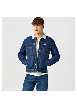 WRANGLER MĘSKA KURTKA JEANSOWA WRANGLER SHERPA JACKET DARK STONE 112356724 ze sklepu YouNeedit.pl w kategorii Kurtki męskie - zdjęcie 184229102