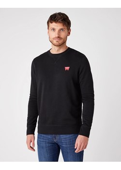 WRANGLER SIGN OFF CREW MĘSKA BLUZA WKŁADANE PRZEZ GŁOWĘ LOGO BLACK W6589HA01 112130614 ze sklepu YouNeedit.pl w kategorii Bluzy męskie - zdjęcie 184229191