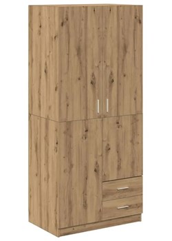 Nowoczesna szafa dąb artisan A9-D17 ze sklepu Edinos.pl w kategorii Szafy - zdjęcie 184230090