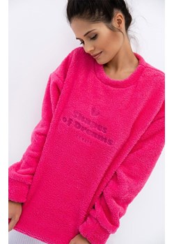Bluza z miękkiej dzianiny typu soft Brooklyn, Kolor różowy-wzór, Rozmiar S, SENSIS ze sklepu Primodo w kategorii Bluzy damskie - zdjęcie 184230593