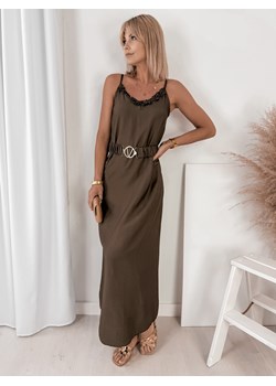sukienka androsea brązowa one size ze sklepu UBRA w kategorii Sukienki - zdjęcie 184230774