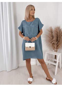 sukienka serina niebieska one size ze sklepu UBRA w kategorii Sukienki - zdjęcie 184230951