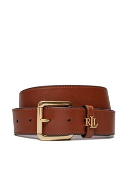 Pasek Damski Lauren Ralph Lauren 412942212002 Brązowy ze sklepu eobuwie.pl w kategorii Paski damskie - zdjęcie 184231314