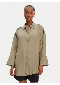 ACCESS FASHION Koszula 53-7027-437 Zielony Loose Fit ze sklepu MODIVO w kategorii Koszule damskie - zdjęcie 184231760