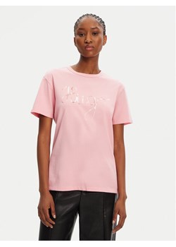 HUGO T-Shirt Damacia_5 50544868 Różowy Regular Fit ze sklepu MODIVO w kategorii Bluzki damskie - zdjęcie 184231773