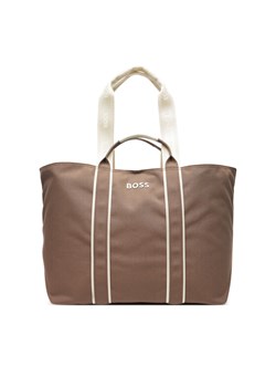 BOSS Torebka Palmah 50546461 Brązowy ze sklepu MODIVO w kategorii Torby Shopper bag - zdjęcie 184231780
