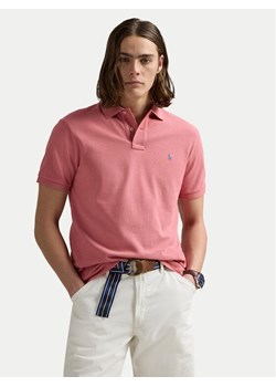 Polo Ralph Lauren Polo 710536856466 Różowy Slim Fit ze sklepu MODIVO w kategorii T-shirty męskie - zdjęcie 184231783