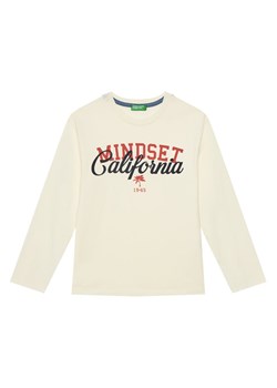 United Colors Of Benetton Bluzka 35RYC10O9 Beżowy Regular Fit ze sklepu MODIVO w kategorii Bluzki dziewczęce - zdjęcie 184231841