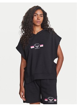 Emporio Armani Underwear Bluza EW000498 AF10882 UC001 Czarny Loose Fit ze sklepu MODIVO w kategorii Bluzy damskie - zdjęcie 184231853