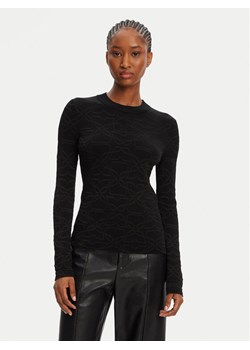 HUGO Sweter Satero 50542604 Czarny Slim Fit ze sklepu MODIVO w kategorii Swetry damskie - zdjęcie 184231861